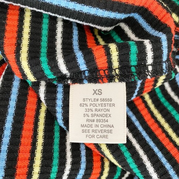 Ultra Flirt Womens Bodycon Dress Franklin Stripe, Knee Length, XS - Picture 11 of 12